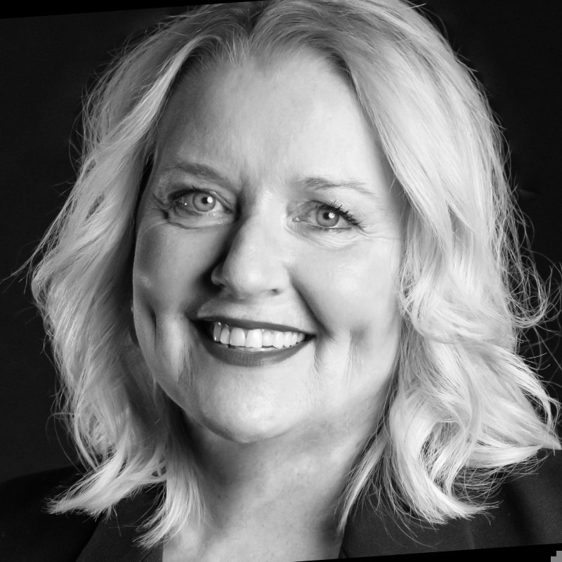 Black-and-white headshot of Mary Grondahl, Senior Vice President of Strategy and Positioning at 3 Enrollment Marketing